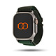 Banda Boucle Alpine verde 49 mm Cinturino Adventure in nylon intrecciato per Apple Watch 42/44/45/49 mm