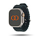 Band Band Bracelet Océan minuit 49 mm Bracelet Aventure en fluoroélastomère pour Apple Watch 42/44/45/49 mm