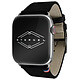 Eternel New Rover Negro 49 mm Correa de nailon tejido para Apple Watch 42/44/45/49 mm