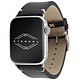 Eternel Vintage Black 49 mm Full grain leather strap for Apple Watch 42/44/45/49 mm