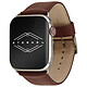 Eternel Holi Or 41 mm Bracelet cuir de vachette pour Apple Watch 38/40/41 mm