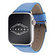 Eternel Holi Ciel 41 mm Bracelet cuir de vachette pour Apple Watch 38/40/41 mm
