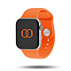 Band Band Bracelet Sport fluoroélastomère orange vif 41 mm Bracelet Sport en fluoroélastomère pour Apple Watch 38/40/41 mm