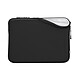 MW Housse Basics ²Life 13 pouces Noir/Blanc Housse de protection en mousse à mémoire de forme pour MacBook Pro 13" et MacBook Air 13" 