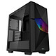 DeepCool CYCLOPS (Black) Mid tower case with tempered glass side window and pre-installed ARGB fans