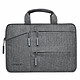 SATECHI Borsa impermeabile 15" Grigio Borsa per laptop (massimo 15,6") in tessuto impermeabile, con 3 tasche per accessori