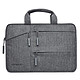 SATECHI 13" Waterproof Case Grey Laptop bag (13.3" maximum) in water-resistant fabric, with 3 accessory pockets