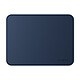 SATECHI Mousepad Eco-Leather - Bleu Tapis de souris en cuir eco - résistant à l'eau - Taille M (250 x 190 x 2 mm) 