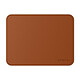 SATECHI Mousepad Eco-Leather - Marron Tapis de souris en cuir eco - résistant à l'eau - Taille M (250 x 190 x 2 mm)
