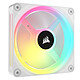 Corsair iCUE LINK QX120 RGB Expansion Kit (White) 120 mm case fan with addressable RGB LEDs for iCUE LINK System Hub