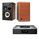 Technics SA-C600 Silver + JBL L52 Classic Orange All-in-one stereo player 2 x 60W - CD/DAB/USB - Wi-Fi/Bluetooth - Fast Ethernet - Chromecast/AirPlay 2 - PHONO + Bookshelf speaker (pair)