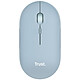 Trust Puck (blu) Mouse wireless ultrapiatto - per destrorsi - RF 2,4 GHz - sensore ottico 1600 dpi - 4 pulsanti
