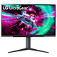 LG 27" LED - UltraGear 27GR93U-B 4K PC monitor - 3840 x 2160 pixels - 1 ms (grey to grey) - 16:9 format - IPS panel - 144 Hz - HDR10 - FreeSync / G-SYNC compatible - HDMI/DisplayPort - USB 3.0 Hub - Pivot - Black