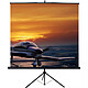 Oray Screen 150 x 150 cm Projection screen with tripod in black lacquered steel - Format 4:3 - 150 x 150 cm