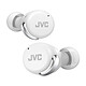 JVC HA-A30T White True Wireless IPX4 compact in-ear earphones - Bluetooth 5.2 - Controls/Microphone - 9 + 21 hours battery life - Charging/carrying case
