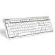 LogicKeyboard Premium Mac Keyboard Clavier plat filaire - USB - interrupteurs ciseaux - fonctions multimédia - compatible Mac - AZERTY, Français