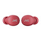 JVC HA-A6T Rojo Auriculares intrauditivos Gumy mini True Wireless IPX4 - Bluetooth 5.1 - Micrófono integrado - Duración de la batería 7,5 + 15,5 horas - Estuche de carga/transporte