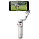 DJI Osmo Mobile 6 (Gris Platine) Stabilisateur pour smartphone - Pliable - Attache magnétique - Portrait/Paysage - 6h24 d'autonomie - Bluetooth 5.1