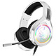 Spirit of Gamer Pro-H8 (Blanco) Auriculares RGB para jugadores (compatibles con PS4 / Xbox One / Nintendo Switch / PC)