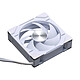 Phanteks D30-120 Regular D-RGB White 120 mm PWM case fan with addressable RGB lighting