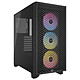 Corsair 3000D RGB Airflow (Black) Mid Tower case with tempered glass panel, perforated structure and 3 AF120 RGB Elite fans