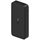 Xiaomi Redmi Fast Charge Powerbank Noir Batterie externe Lithium-Polymère 20 000 mAh - 18W - Charge rapide - 2 ports USB