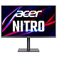 Acer 27" LED - Nitro XV275KVymipruzx 3840 x 2160 pixels - 1 ms (grey to grey) - Widescreen 16/9 - 160 Hz - IPS panel - HDR400 - FreeSync Premium - HDMI/DisplayPort/USB-C - Pivot - Black