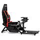 Next Level Racing Flight Simulator Flight cockpit - fully adjustable - keyboard and mouse holders - Buttkicker adapter - four-point harness