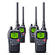Midland G9 Pro Valibox Pack of 4 IPX4 Walkie Talkies - 101 PMR446 channels - range up to 12 km - 23-hour battery life