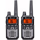 Midland XT70 Pro Silver Pack of 2 IPX4 Walkie Talkies - 32 PMR446 channels - range up to 12 km - 12 hours autonomy