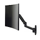 Ergotron LX (black) LCD monitor wall arm - black