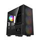 DeepCool CH560 DIGITAL (Black) Mid-tower case with hybrid side panel (tempered glass window + Mesh grille), digital screen and 3 ARGB 140 mm front fans