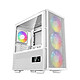 DeepCool CH560 DIGITAL (White) Mid-tower case with hybrid side panel (tempered glass window + Mesh grille), digital screen and 3 ARGB 140 mm front fans