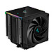 DeepCool AK620 DIGITAL Black CPU cooler for Intel and AMD sockets with digital display and ARGB LED strips