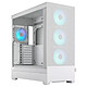 Fractal Design Pop XL Air RGB TG (White) Black Mid tower case with tempered glass window and RGB backlighting