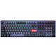 Ducky Channel One 3 Cosmic Blue (Cherry MX Ergo Clear) Top-of-the-range keyboard - transparent mechanical switches (Cherry MX Ergo Clear switches) - RGB backlighting - hot-swappable switches - PBT keys - AZERTY, French