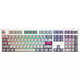 Ducky Channel One 3 Mist (Cherry MX Red) Clavier haut de gamme - interrupteurs mécaniques rouges (switches Cherry MX Red) - rétroéclairage RGB - remplacement à chaud des interrupteurs - touches en PBT - AZERTY, Français