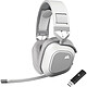 Corsair HS80 Max Wireless (Blanc) Micro-casque pour gamer sans fil - circum-aural - Bluetooth/RF 2.4 GHz - Dolby Atmos - microphone omnidirectionnel - compatible PC/PlayStation 4/PlayStation 5