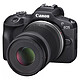 Canon EOS R100 + RF-S 18-45 mm + RF-S 55-210 mm Fotocamera ibrida APS-C da 24,1 MP - video 4K 30p - AF CMOS Dual Pixel - mirino OLED - Wi-Fi/Bluetooth + obiettivi stabilizzati RF-S 18-45mm f/4.5-6.3 IS STM e RF-S 55-210mm F5-7.1 IS STM