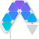Kit de inicio de mini triángulos Nanoleaf Shapes (9 piezas) Kit de inicio de 9 paneles modulares inteligentes de luz RGB - Compatible con HomeKit/Alexa/Asistente de Google