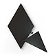Nanoleaf Shapes Black Triangles Expansion Pack (3 pieces) Expansion kit with 3 intelligent modular RGB light panels - HomeKit/Alexa/Google Assistant compatible