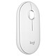 Logitech Pebble 2 M350s (Blanc) Souris sans fil Bluetooth - ambidextre - capteur optique 1000 dpi - 3 boutons