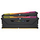 Corsair Vengeance RGB PRO SL Series - Kit d'éclairage Noir Kit de 2 barrettes d'éclairage format RAM DDR4 