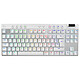 Logitech G Pro X 2 TKL Lightspeed (White) Wireless gaming keyboard - TKL format - tactile mechanical switches (GX Brown switches) - Lightspeed technology - RGB backlighting with Lightsync technology - AZERTY, French