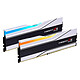 Serie G.Skill Trident Z5 Neo RGB 32 GB (2x 16 GB) DDR5 6400 MHz CL32 - Blanco Kit de 2 canales dobles de RAM DDR5 PC5-51200 - F5-6400J3239G16GX2-TZ5NRW - Optimizada para AMD