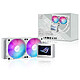 ASUS Ryujin III 240 ARGB White Edition 240 mm watercooling kit for processor with 3.5" Aura Sync RGB LED screen