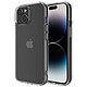 QDOS Hyrbid iPhone 15 (Transparente) Carcasa protectora transparente para Apple iPhone 15