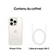 Apple iPhone 15 Pro 256 Go Titane Blanc · Reconditionné pas cher