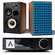 Cambridge Audio EVO 150 + JBL L52 Classic Blue 2 x 150W all-in-one stereo player - 32-bit/384 kHz DAC - Wi-Fi/Bluetooth aptX HD - Fast Ethernet - Chromecast/AirPlay 2 - Spotify Connect - HDMI ARC - Phono input + 2-way 75W bookshelf speakers (pair)