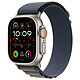 Apple Watch Ultra 2 GPS + Cellular Titanium Case Blue Alpine Loop 49 mm - S Montre connectée 4G LTE - Titane - Étanche IP6X - GPS - Cardiofréquencemètre/ECG/SpO2/Température - Écran OLED Retina Always On - Wi-Fi 4 / Bluetooth 5.3 - watchOS 10